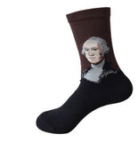 NEW 3D Retro Painting Art Socks Unisex Women Men Funny Novelty Starry Night Vintage Socks HOT