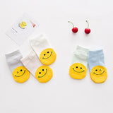 2017 Fall Winter Baby Cute Cartoon Short Socks  Kids Boys Girls Cotton Socks Toddle Invisible Ankle Socks 5 pairs/pack