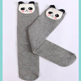Toddlers Kids Girls Knee High Socks School Cotton Socks Striped baby Long Socks