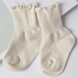 EnkeliBB Baby Solid Floor Socks Kids Spring/Summer Kawaii Socks Korean Japan Style Baby Tube Socks Bobo Choses Bebes Design