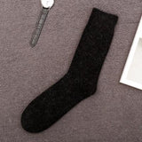 New High Quality Thick Angola Rabbit&Merino Wool Socks 3pairs/lot Man Socks Classic Business Winter Socks For Men Long sock