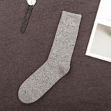 New High Quality Thick Angola Rabbit&Merino Wool Socks 3pairs/lot Man Socks Classic Business Winter Socks For Men Long sock