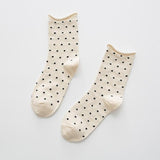 DAYSOFT Harajuku Dot Women Socks Cute Female Fashion Casual Warm Cotton Winter Socks Funny Ladies Brand In Tube Socks Meias