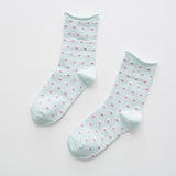 DAYSOFT Harajuku Dot Women Socks Cute Female Fashion Casual Warm Cotton Winter Socks Funny Ladies Brand In Tube Socks Meias