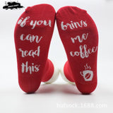 Custom wine socks If You can read this Bring Me Beer me Women Socks Cotton Warm socks