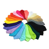 5 Pairs Cute Bamboo Socks Girls Children Kids Heart Dot Solid Socks Lovely Cotton Socks for Girls