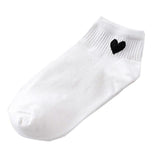Heart Cute College Wind Simple Female Socks Women Fashion Skateboard Sock Comfortable Socks