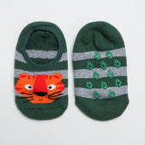 Muslinlife Baby Short Socks Cotton Cartoon Socks Kids Toddler Girls Boys Short Socks Anti-Slip Floor Socks Autumn Winter 4-12T