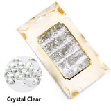 Multi-size 1680pcs Glass Nail Rhinestones For Nails Art Decorations Crystals Strass Charms Partition Mixed Size Rhinestone Set