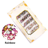 Multi-size 1680pcs Glass Nail Rhinestones For Nails Art Decorations Crystals Strass Charms Partition Mixed Size Rhinestone Set