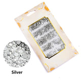 Multi-size 1680pcs Glass Nail Rhinestones For Nails Art Decorations Crystals Strass Charms Partition Mixed Size Rhinestone Set