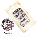 Multi-size 1680pcs Glass Nail Rhinestones For Nails Art Decorations Crystals Strass Charms Partition Mixed Size Rhinestone Set