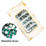 Multi-size 1680pcs Glass Nail Rhinestones For Nails Art Decorations Crystals Strass Charms Partition Mixed Size Rhinestone Set